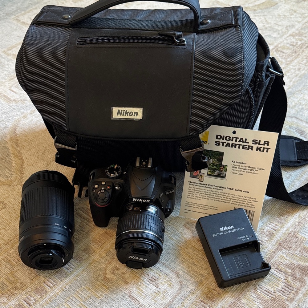 Nikon Black Digital Camera Kit with Accessories
